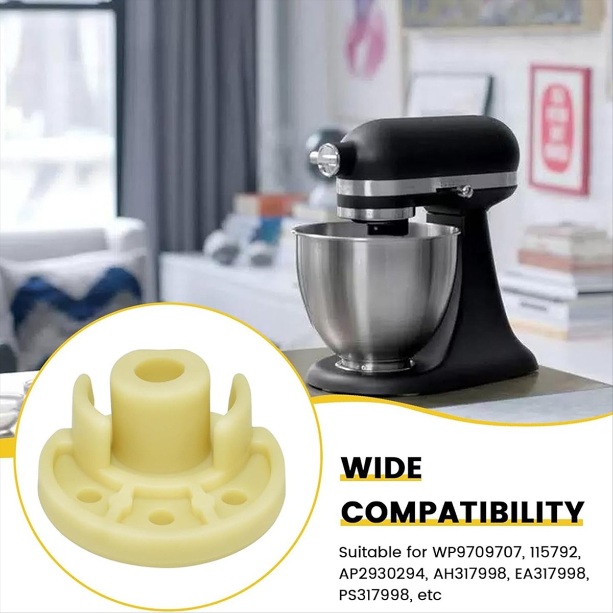 Kitchenaid Mixer Hand Mixer - A75K 9709707 Mixer Bodem Rubberen Voetjes,